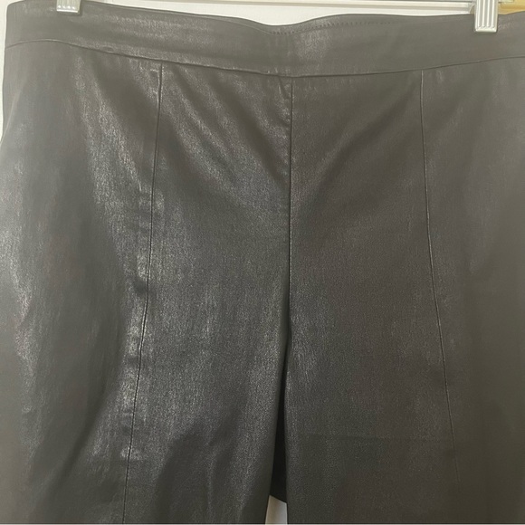 Tory Burch Genuine Leather Pants Black Size XL - Picture 8 of 8